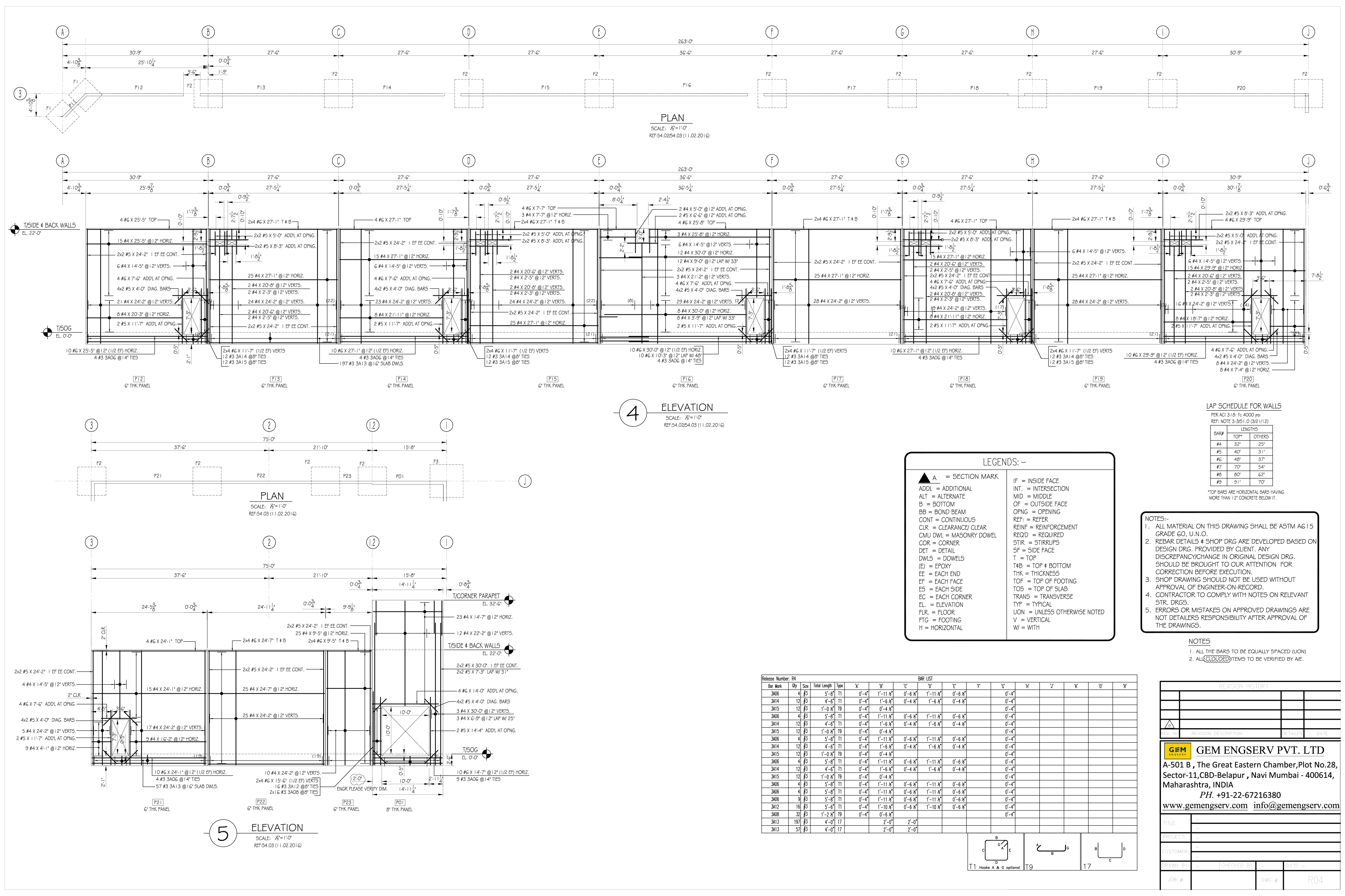 Reinforced Concrete Detailing (RCD) Service | GEM Engserv