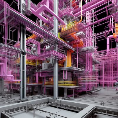 BIM Technology Artwork